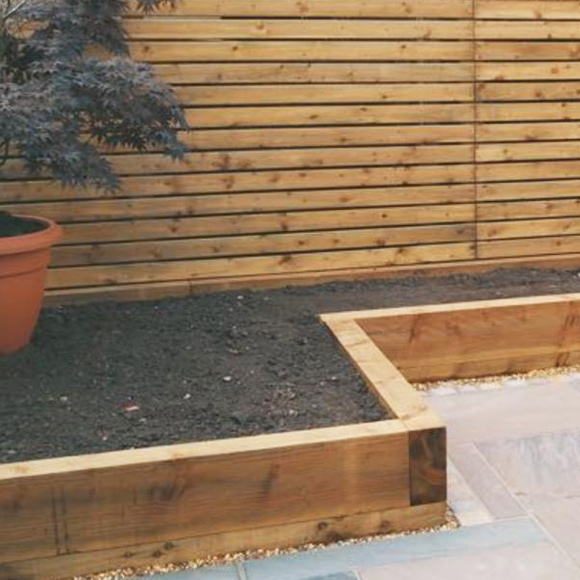 Raised flower beds by Outside Space Landscaping & Design